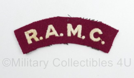 Britse leger Royal Army Medical Corps shoulder title - 9 x 3,5 cm - origineel