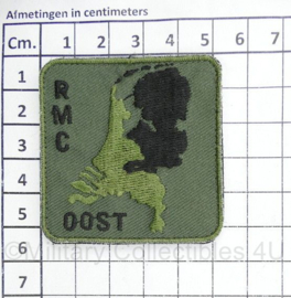 Defensie RMC OOST Regionaal Militair Commando Oost borstembleem - met klittenband - 5 x 5 cm - origineel