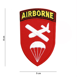 Embleem stof Airborne Command - 8 x 5 cm