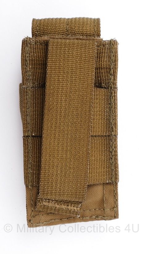 Warrior Assault Systems Coyote Single Pistol mag pouch MOLLE - afmetingen 15½ x 5 x 19 cm - origineel