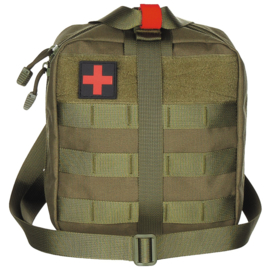 Medische tas geneeskundige dienst BLS IFAK Bag MOLLE - LARGE - 21 x 22 x 12 cm. - nieuw gemaakt - GREEN