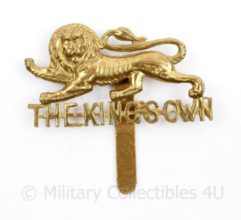 WW2 British cap badge Kings Won Regiment - 5 x 5,5 cm - origineel