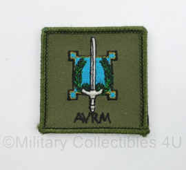 Defensie AVRM Algemene Vereniging van Reserve Militairen borstembleem - met klittenband - 5 x 5 cm - origineel