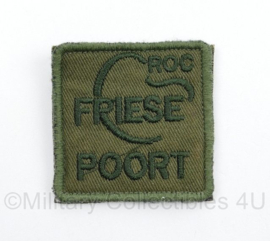 Defensie borstembleem klittenband ROC Friese Poort - met klittenband - origineel