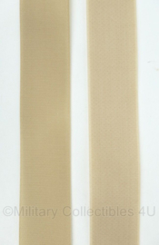 Opnaaibaar klittenband haak- en lusband voor bijvoorbeeld arm emblemen - COYOTE - 5 cm breed / 30 cm lang