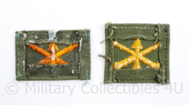 US Army Collar Branch insignia Air Defence Artillery Regiment - PAAR - origineel
