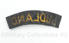 Canadese leger Midland shoulder title - 8,5 x 3 cm - origineel