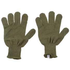 ABL Belgische leger handschoenen wol groen - maat 2 - nieuwstaat - origineel