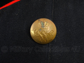 Antieke Nederlandse leger Kanonnier Artillerie uniform SET jas, broek en kepi - juli 1932 -  met originele insignes - maat 48 - origineel