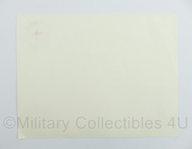 USAF 32n Security Police Flight Certificate voor Nederlandse Militair - 28 x 21,5 cm - zeldzaam - origineel