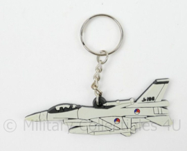 Defensie PVC 3D  sleutelhanger F16 - 3 x 8,5 cm - origineel