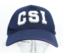 CSI baseball cap donkerblauw - merk Justicewear - gedragen - origineel
