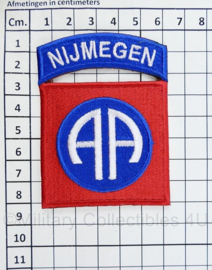 WO2 US Army 82nd Airborne Division Nijmegen patch - 8 x 6 cm