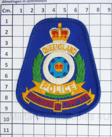 Australië Queensland Police patch - 9 x 8  cm - origineel