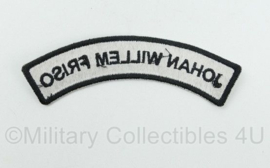 KL Nederlandse leger JWF Regiment Infanterie Johan Willem Friso straatnaam - 10,5 x 3,5 cm - origineel