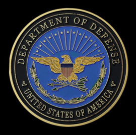 The Pentagon United States of America Department of Defense coin - 40 mm diameter