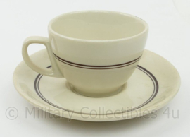 Defensie Landmacht Mosa kopje en schotel set - origineel