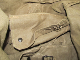 Italiaanse leger draagtas - groen katoen - 55 x 35 x 45 cm. - origineel