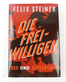 WO2 Duits boek Waffen SS Die Freiwilligen: Idee und Opfergang - 21 x 14½ x 3½ cm - origineel