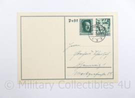 WO2 Duitse Postkarte 1938  - 15 x 10,5 cm - origineel