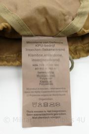 KL Klamboe enkeldome insectenwerend opbergtas coyote - 62 x 14 cm - nieuwstaat - origineel