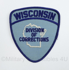 Embleem Wisconsin Division and Corrections - 10 x 11,5 cm - origineel