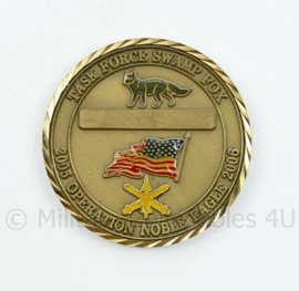 Zeldzame coin South Carolina Army National Guard Task Force Swamp Fox - diameter 5 cm - origineel