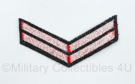 Koninklijke Marine rang embleem - rang Korporaal - 9 x 4,5 cm - origineel