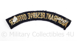 Koninklijke Marine straatnaam - Adspirant Reserve Officier - 12 x 2 cm - origineel