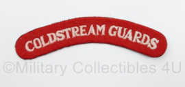 Britse leger Coldstream Guards shoulder title - 13 x 4 cm - origineel