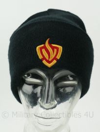 Nederlandse Brandweer muts met logo - 80% wol 20% acrylzuur - nieuw - origineel