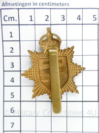 WO2 Britse cap badge onbekend - Kings Crown - 5,5 x 4 cm - origineel