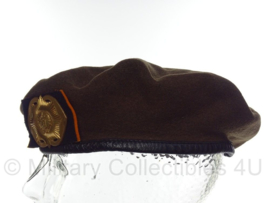 KL Nederlandse leger baret met Van Heutsz insigne  - model 1963-2000 - maat 54, 55, 57 of 58 - origineel