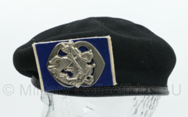 KL Nederlandse leger KMA baret Cavalerie Huzaren van Sytzama 1988 - maat 57 - gedragen -  origineel