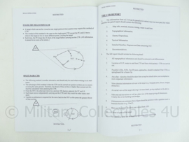 Korps Mariniers naslagwerk - handout Hinderlagen Infantry Platoon tactics - uit 1999 - origineel