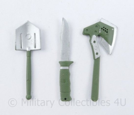 Model miniatuur wapen Sanpachi-Shiki Kohei-ju Japans type 38 rilfe met toebehoren - 23 x 2 x 6,5 cm