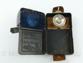 Vintage Waldorp Hanglantaarn Cavalier Inspectie Luchtbescherming No. 204  - 7 x 5 x 11 cm - origineel
