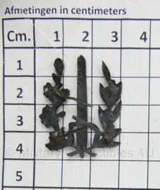Belgische Politie pet insigne - 3,5 x 3 cm - origineel