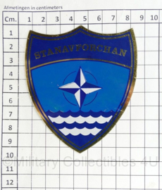 STANAVFORCHAN Standing Naval Force Channel sticker - 9,5 x 8 cm - origineel