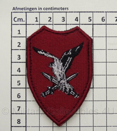 Luchtmobiele Brigade embleem - met klittenband - 7,5 x 5 cm