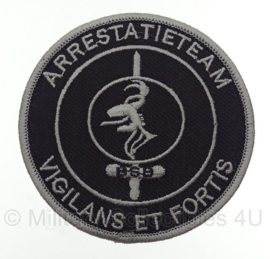 Arrestatieteam BSB embleem - met klittenband - 9 x 9 cm