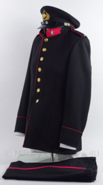 KL Koninklijke Landmacht gala uniform jasje, broek en pet voor officier  - "militaire administratie" - maat 48 - 1978 - origineel