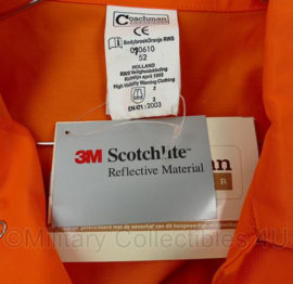Coachman Workwear veiligheidskleding werkjack oranje reflecterend - maat 52 - NIEUW - origineel