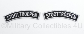 WO2 Nederlands en MVO Stoottroepen straatnamen PAAR - 9,5 x 3 cm