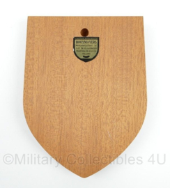 Vereniging van oud-militairen Bond van Wapenbroeders wandbord - 14 x 1,5 x 19 cm - origineel