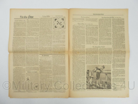 WO2 Duitse krant Tageszeitung nr. 219 18/19 september 1943 - 47 x 23 cm - origineel