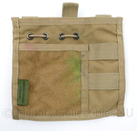 Defensie Korps Mariniers en US Army Warrior Assault Systems office admin pouch Coyote MOLLE- 18 x 17 cm - origineel