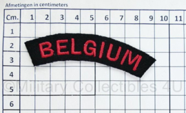 WO2 Britse leger Belgiumshoulder title pair - 9 cm breed
