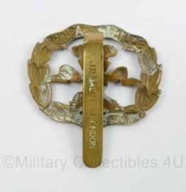 Britse WO2 cap badge South Lancashire Regiment Prince of Wales  - Maker TR Gaunt London - 4 x 4 cm - origineel