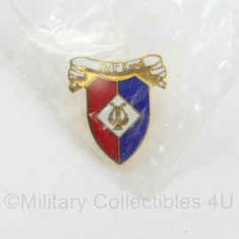 Defensie JWF Kapel Koninklijke Militaire Kapel Johan Willem Friso speld metaal - 2 x 2 cm - nieuw in verpakking - origineel